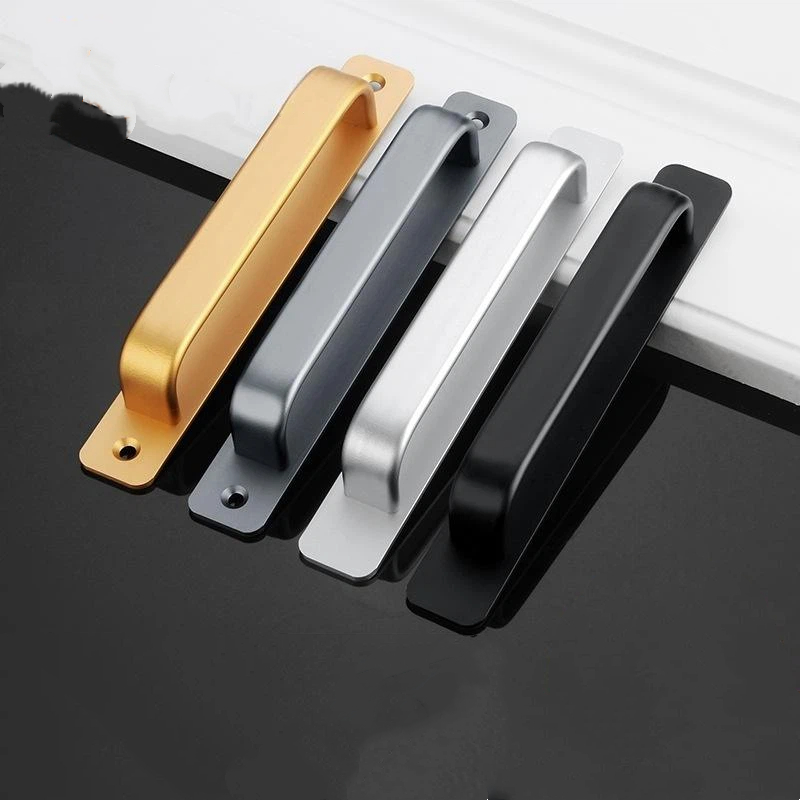 Window Lock Bar - **1PC Aluminum Alloy Drill-free Handle Glass