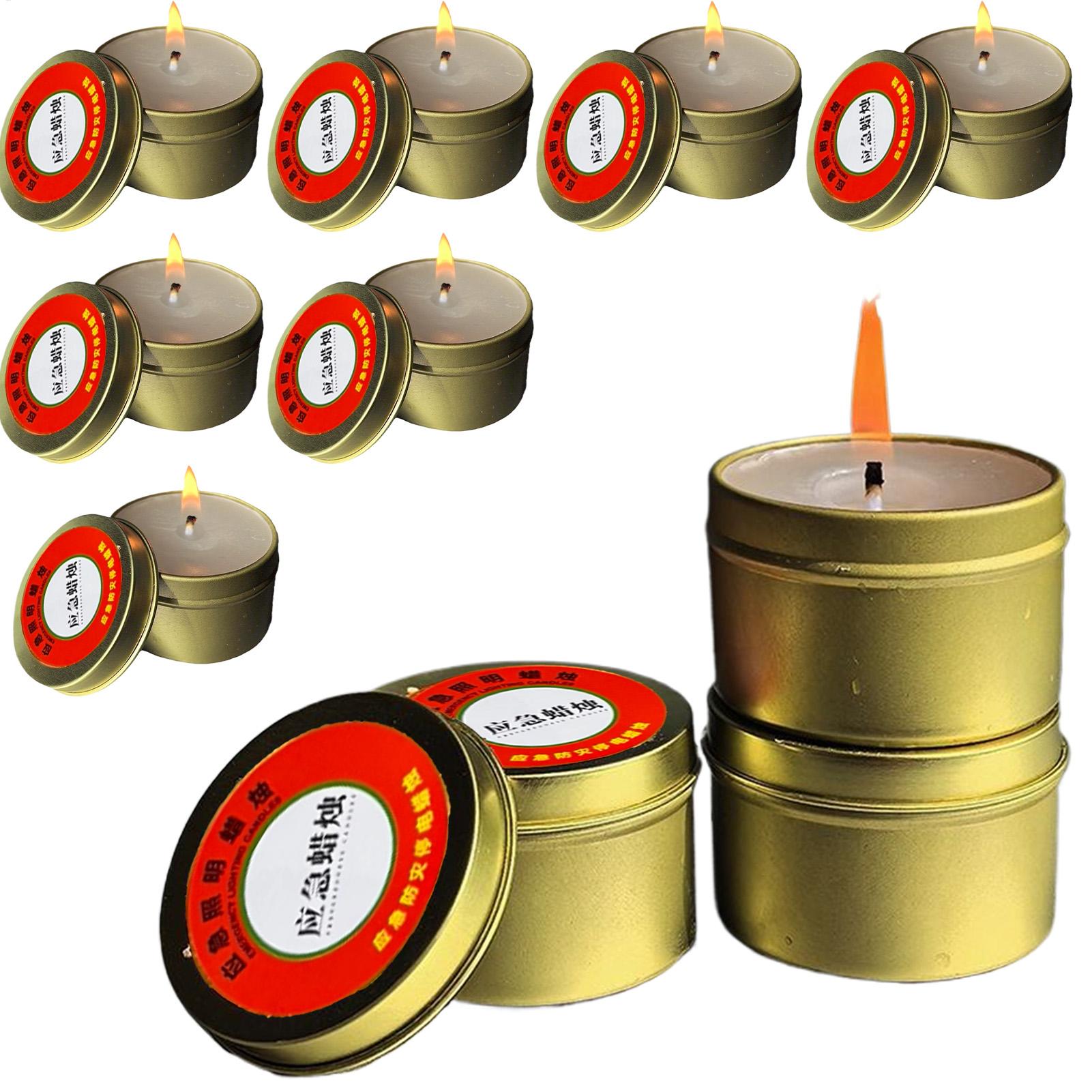 Power Outage Light - 10pcs Power Outage Candles Unscented Candles