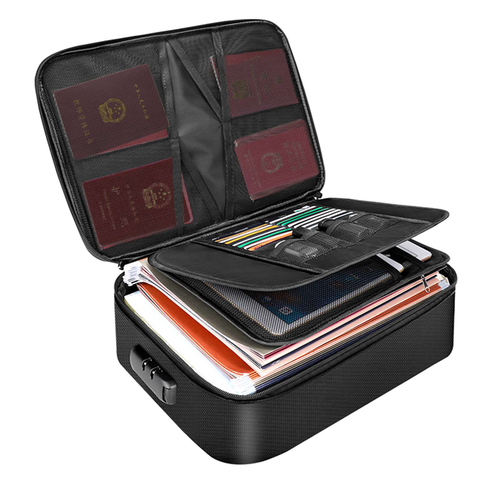 Fireproof Document Bag with Zi - Fire Safe Document ulasan dan harga