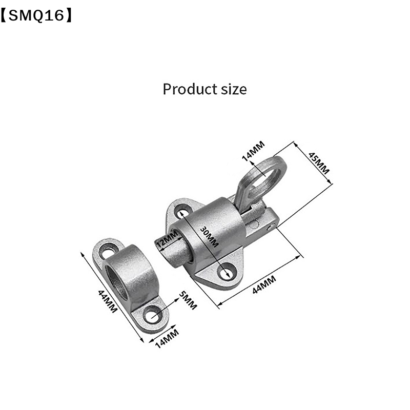 Automatic Door Bolt Latch Home - Window Lock Bar ulasan dan harga