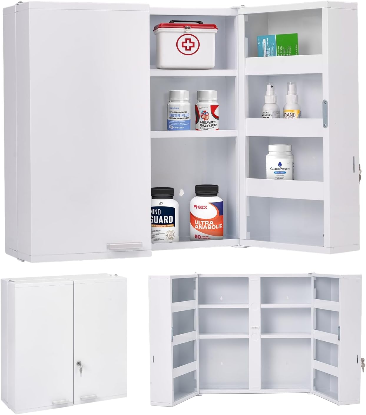 Large Locking Medicine Cabinet - Medicine Cabinet Lock ulasan dan harga
