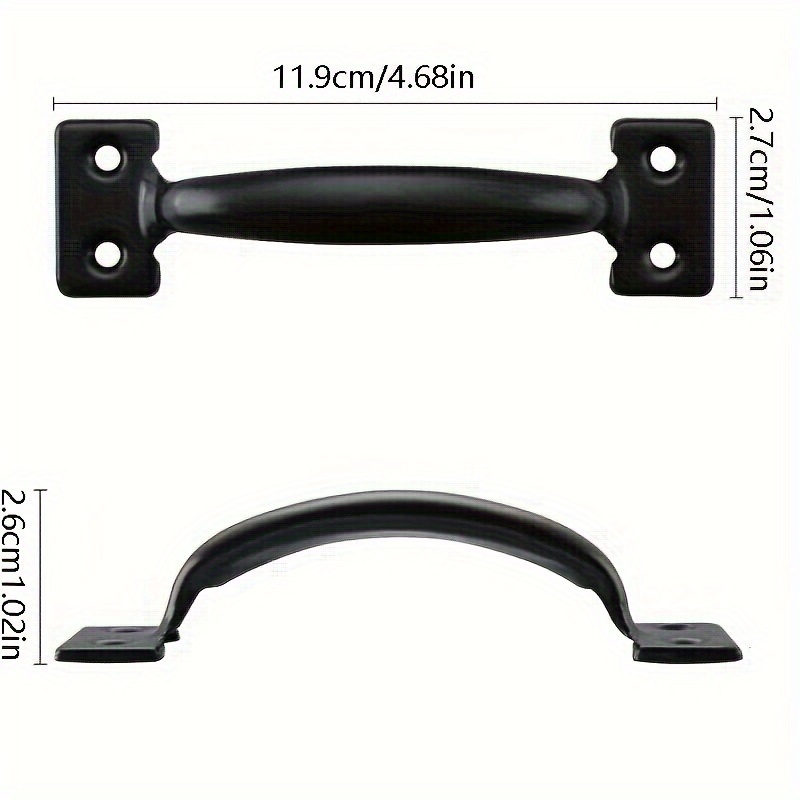 2Pcs DIY Furniture Iron Handle - Window Lock Bar ulasan dan harga
